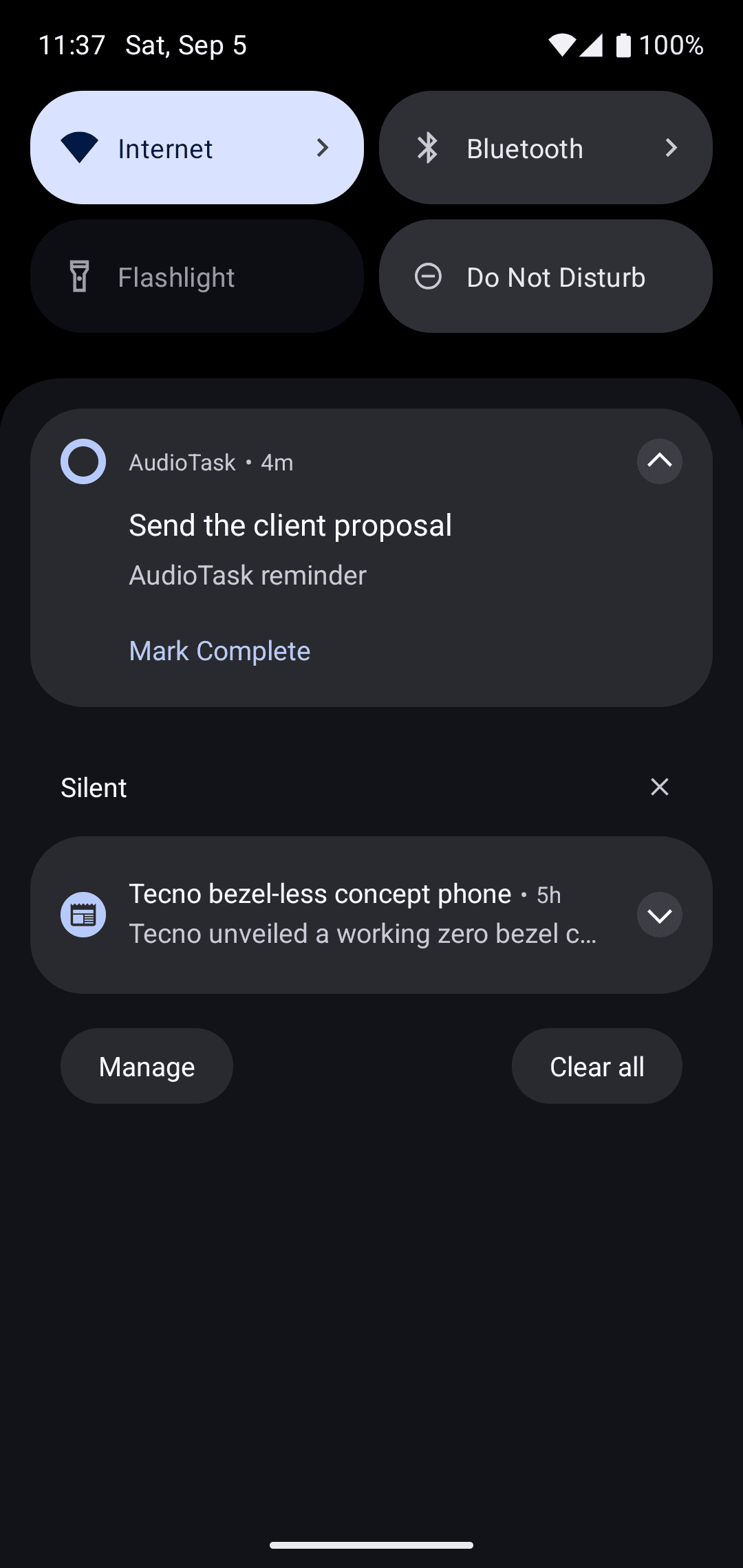 AudioTask app screenshot 3